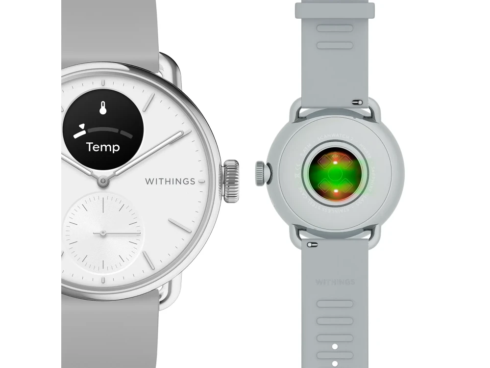 Withings ScanWatch 2 Hybrid 38mm Activity Fitness Heart Rate Sleep Monitor GPS ECG Kooqie